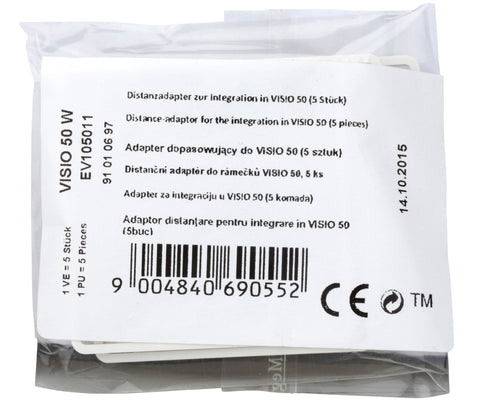 Adaptor distanţare pentru integrare în VISIO 50 (5buc)