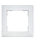 Ramă pentru 1 aparat cu dimensiuni de 55x55mm, albă
