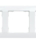 Ramă pentru 3 aparate cu dimensiuni de 55x55mm, albă
