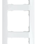 Ramă pentru 3 aparate cu dimensiuni de 55x55mm, albă
