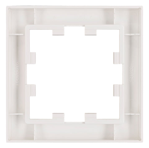 Ramă 1 aparat, Design CUBIC, alb