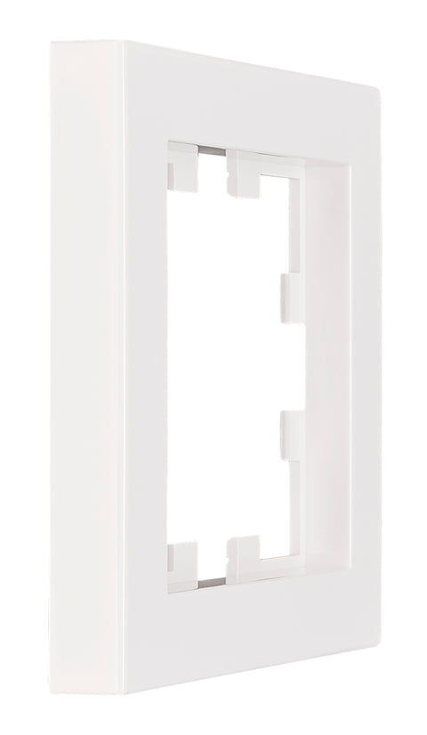 Ramă 1 aparat, Design CUBIC, alb