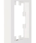 Ramă 3 aparate, Design CUBIC, alb