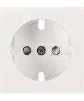 Socket cover with safety shutter, VISIO S 55, white