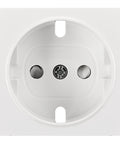 Socket cover with safety shutter, VISIO S 50, white