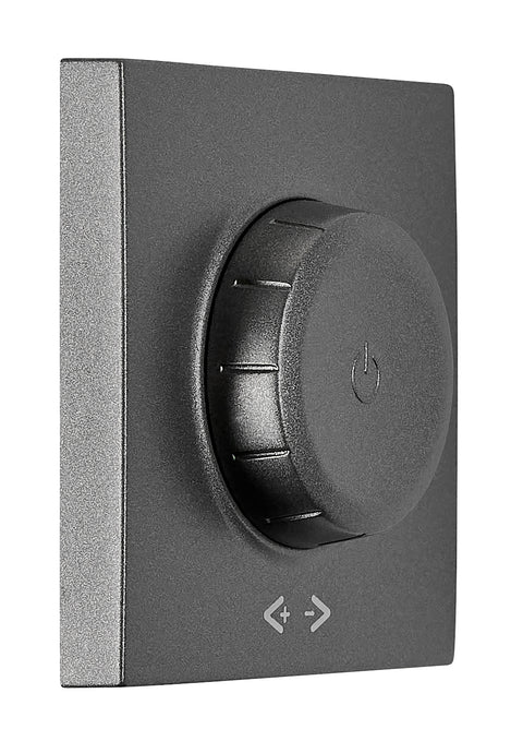 Placă frontală dimmer cu buton rotativ, antracit