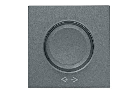 Placă frontală dimmer cu buton rotativ, antracit