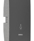 Clapetă cu fereastră control transp, simb luminos, antracit