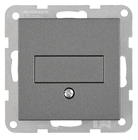 Mască oarbă, capac retractabil, placa de suport metalică, an