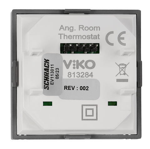 Placă frontală pt. termostat EV103009, analogic, antracit