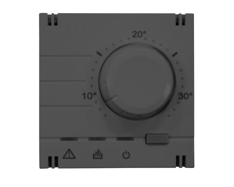 Placă frontală pt. termostat EV103009, analogic, antracit