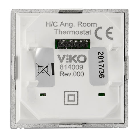 Placă frontală termostat încălzire/răcire, analog, antracit