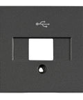 Mască Priză USB, antracit, antracit