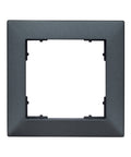 Ramă pentru 1 aparat cu dimensiuni de 55x55mm, antracit