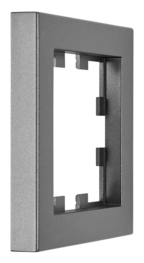 Ramă 1 aparat, Design CUBIC, antracit