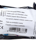 Clapetă cu simbol CLOPOŢEL, argintiu