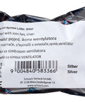 Clapetă cu simbol VENTILATOR, argintiu