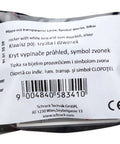 Clapetă cu indic. lum. transp. şi simbol CLOPOŢEL, argintiu