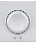 Placă frontală dimmer cu buton rotativ, argintiu