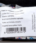 Clapetă întrerupător triplu, argintiu