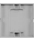 Clapetă simplă cu simbol ventilator, argintiu