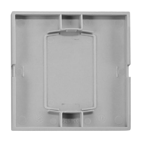 Clapetă simplă cu simbol ventilator, argintiu