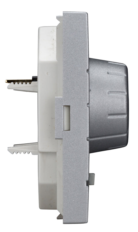 Placă frontală pt. termostat EV103009, analogic, argintiu