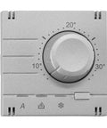 Placă frontală termostat încălzire/răcire, analog, argintiu