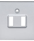 Mască priză dublă de încărcare USB, argintiu