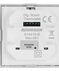 Interfață pentru termostat digital, încălzire, argintie