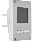 Interfață pentru termostat digital, încălzire, argintie