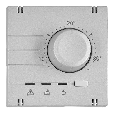 Interfață pentru termostat analogic, încălzire, argintie