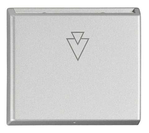 Hotel card switch Top Module, silver