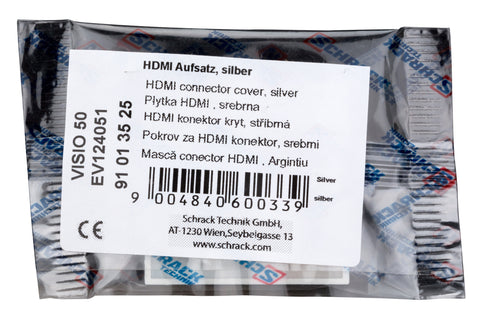 Mască priză HDMI, argintiu