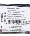 Mască priză VGA, argintiu