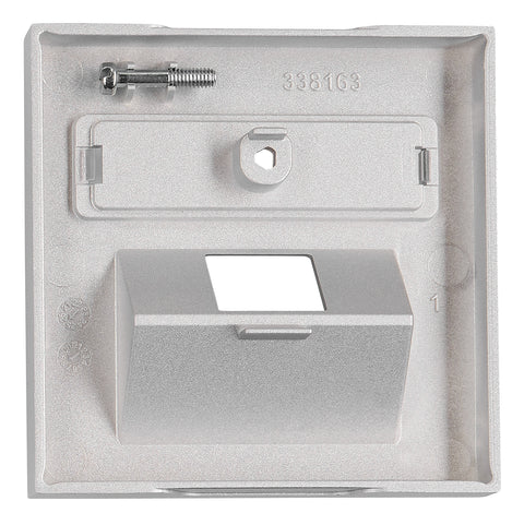 Mască 1*RJ45, argintie