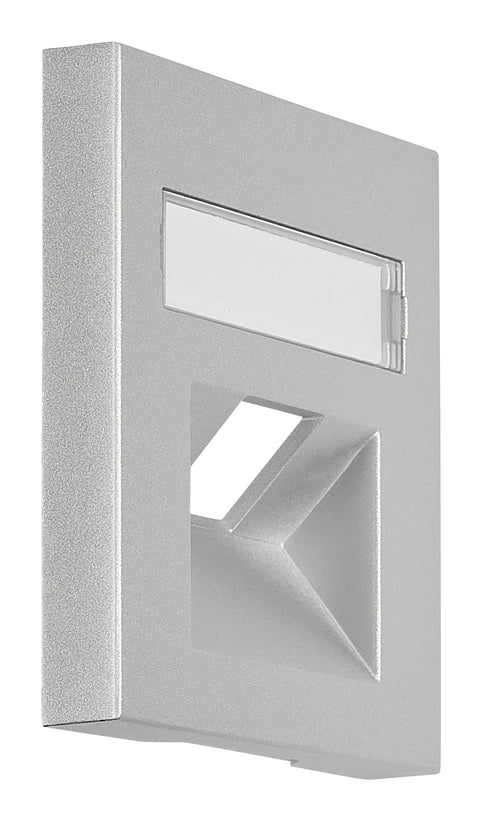 Mască 1*RJ45, argintie