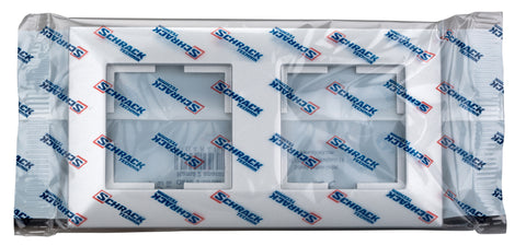 Ramă pentru 2 aparate, argintiu