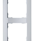 Ramă pentru 2 aparate cu dimensiuni de 55x55mm, argintie
