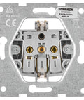 Socket outlet, cage clamps, black