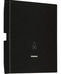 Rocker S 55, tranparent control window, symbol bell, black