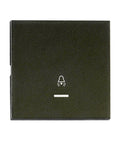 Rocker S 55, tranparent control window, symbol bell, black