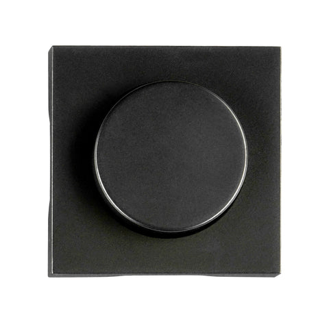 Dimmer cover, black
