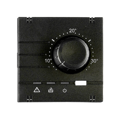 Analog thermsotat - top part, heating, black
