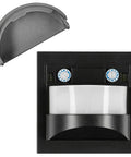 Motion Detector - top part, 180°, 8m, 3-wire, Master, black