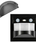 Motion Detector-top part  (I/Auto/0), 180°, 8m, Master,black