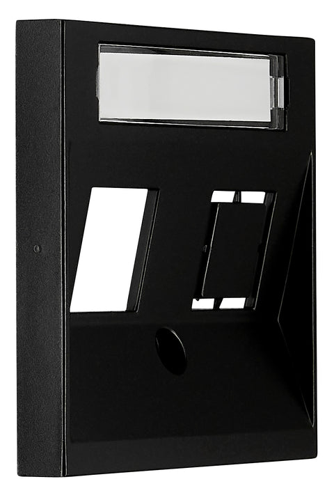 Cover for 1*RJ45 Toolless Line jack, black
