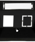 Cover for 1*RJ45 Toolless Line jack, black