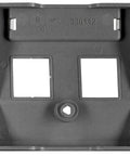 Cover for 2*RJ45 Toolless Line jacks, black