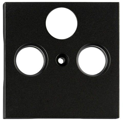 TV cover for HSBK, antenna box, 3-hole, black